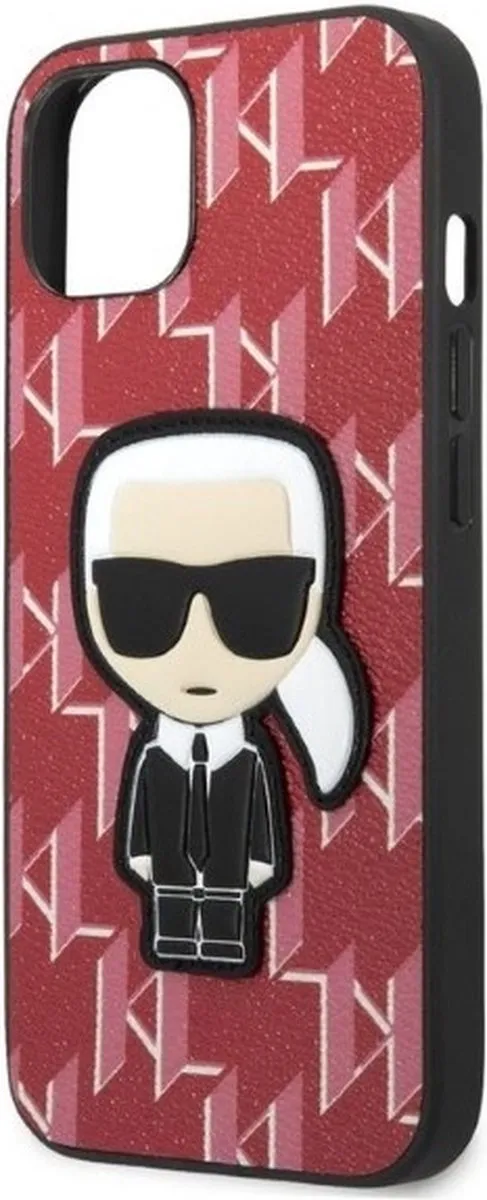 Karl Lagerfeld KLHCP13MPMNIKPI Hoesje iPhone 13 - Rood