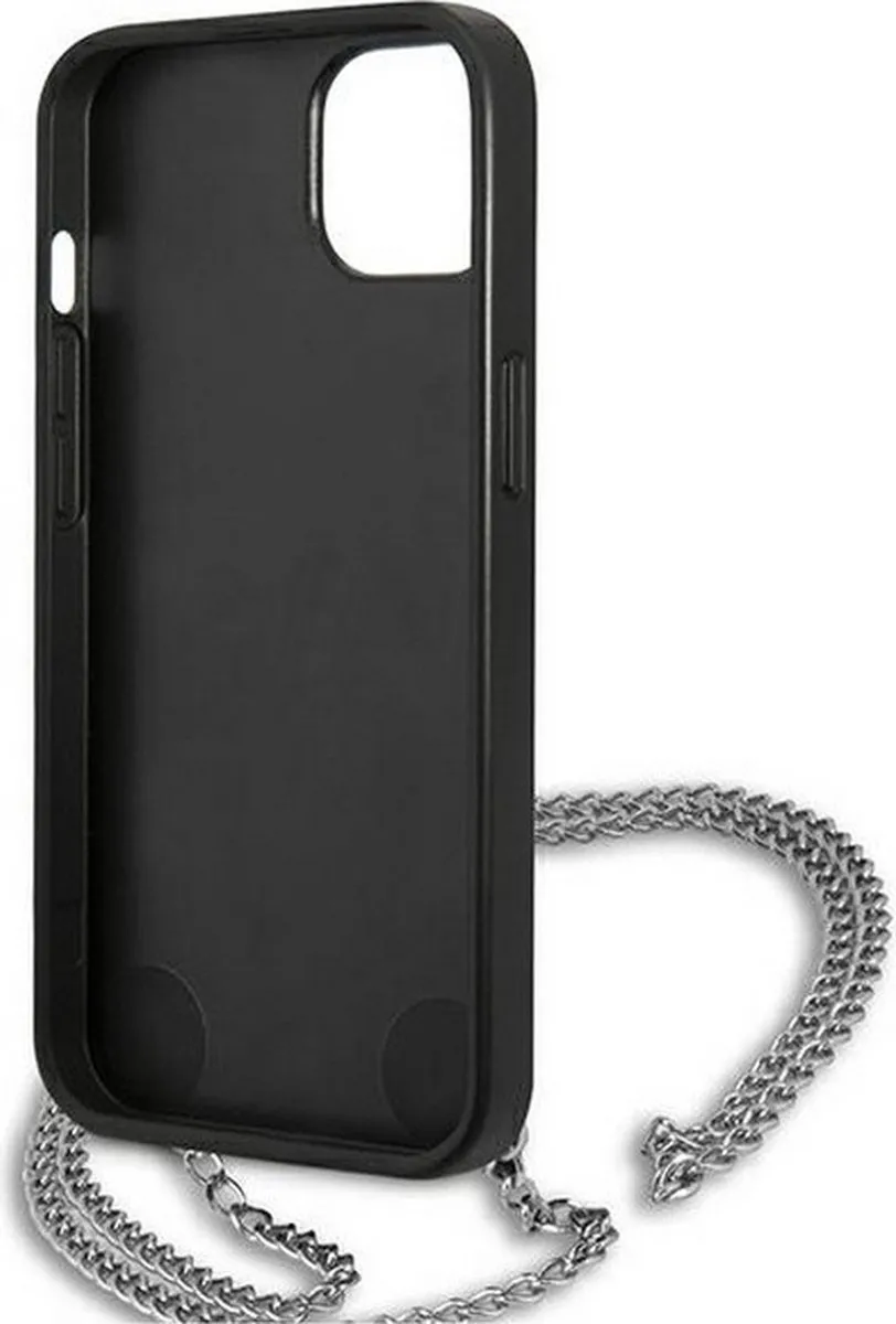 Karl Lagerfeld Textured Back Cover iPhone 13 Mini - Zwart