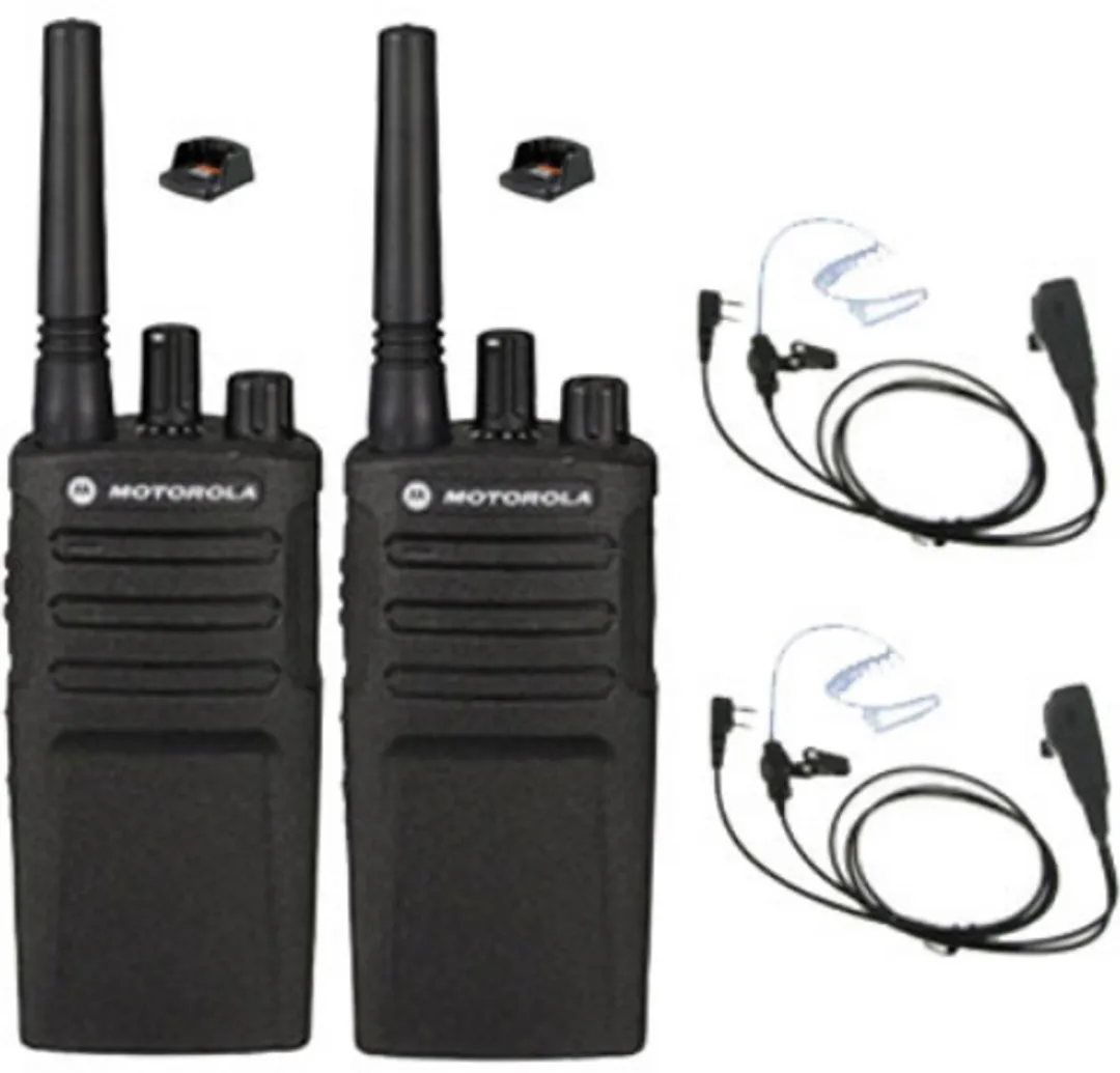 Motorola XT420 PMR446 Set 2 Stuks - Zwart