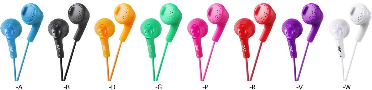 JVC HA-F160-D-EP - In Ear hoofdtelefoon - Orange