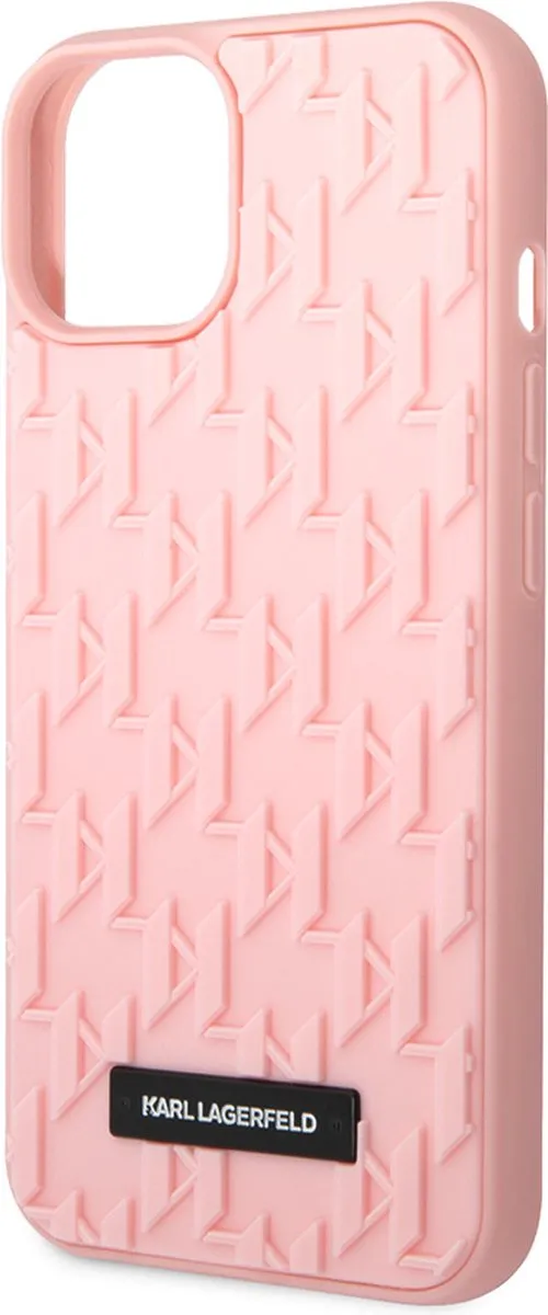 Karl Lagerfeld iPhone 14 Backcase - Roze - TPU - MagSafe