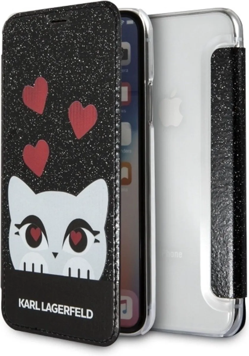 Karl Lagerfeld KLFLBKPXVDCBK iPhone X/Xs Hoes