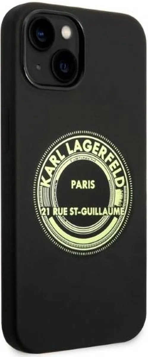 Karl Lagerfeld KLHCP14MSRSGRCK iPhone 14 Plus Hoesje - Zwart - afbeelding 6 van 6