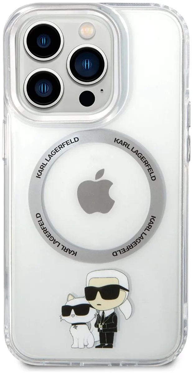 Karl Lagerfeld KLHMP13LHNKCIT Beschermhoes iPhone 13 Pro - Transparant
