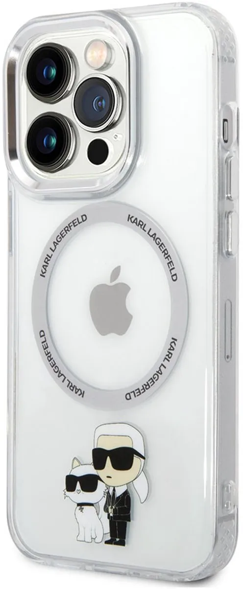 Karl Lagerfeld KLHMP13LHNKCIT Beschermhoes iPhone 13 Pro - Transparant