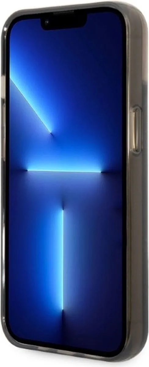 Karl Lagerfeld KLHCP14SLCRSGRK iPhone 14 Hoesje - Zwart - Glitter