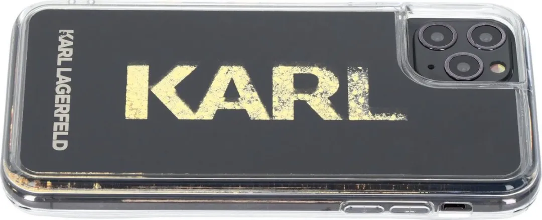 Karl Lagerfeld iPhone 11 Pro Max Hoesje - Zwart/Goud - afbeelding 6 van 6