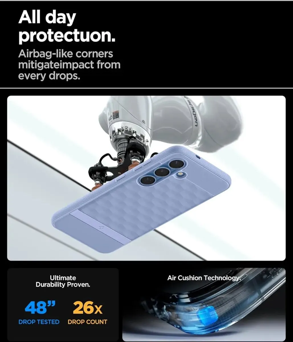 Spigen Parallax MagFit Hoesje S25 ACS06811 - Paars