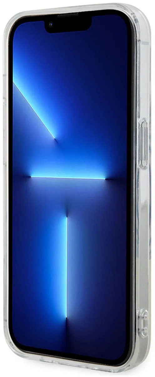 Karl Lagerfeld Ikonik Beschermhoes iPhone 15 Pro MagSafe - Transparant