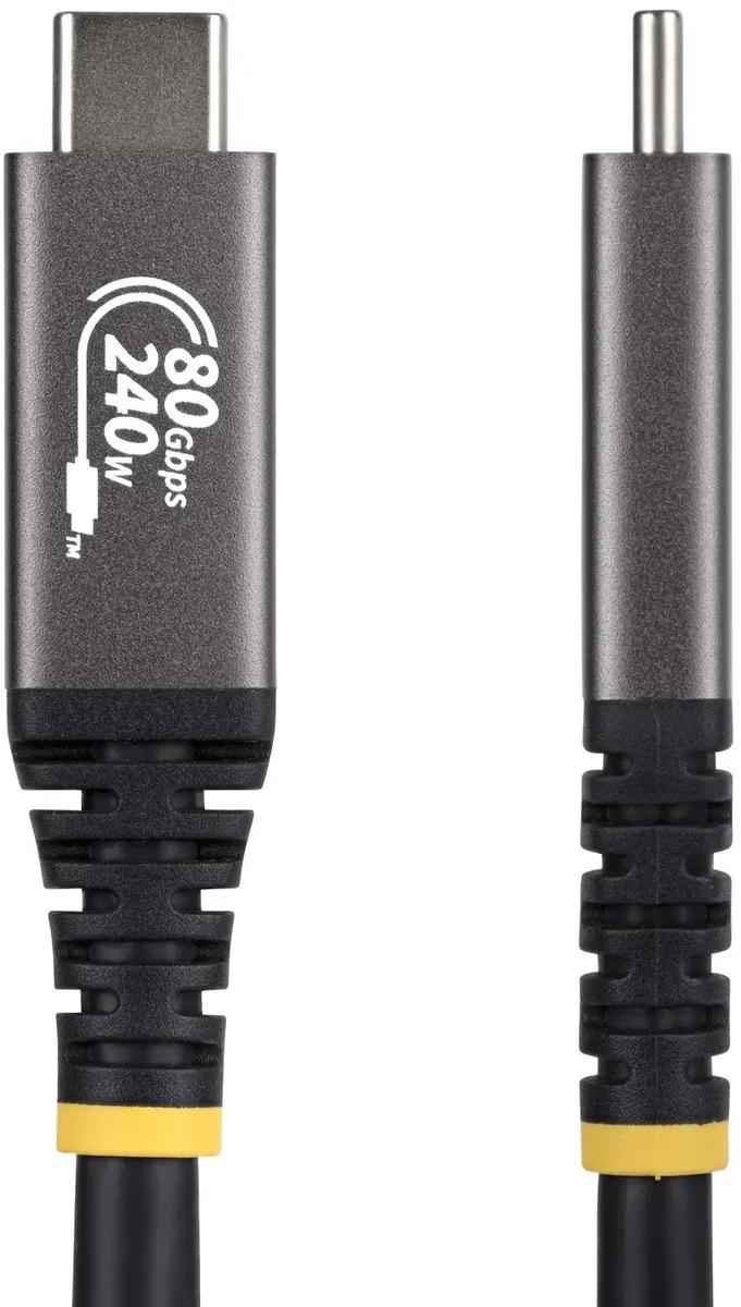 Startech USB4 Kabel CC150CM80GUSB4CABLE - 80Gbps - 1,5m - Zwart