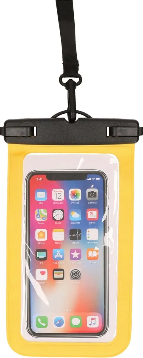 Bellatio Design Waterdicht Telefoonhoesje Geel