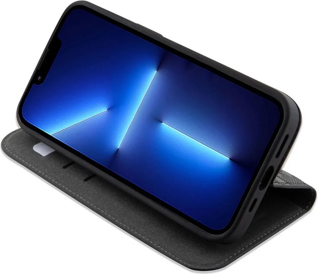Karl Lagerfeld Saffiano Book Case iPhone 13 Pro - 3 Pasjes - Zwart