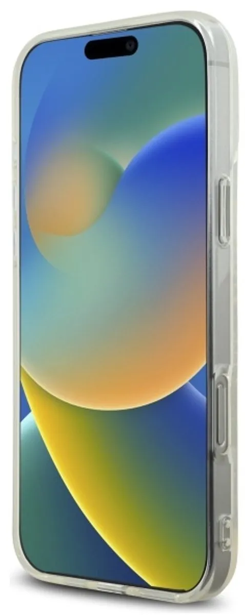 Karl Lagerfeld Hardcase Hoesje iPhone 16 Pro Max - Strass - Transparent