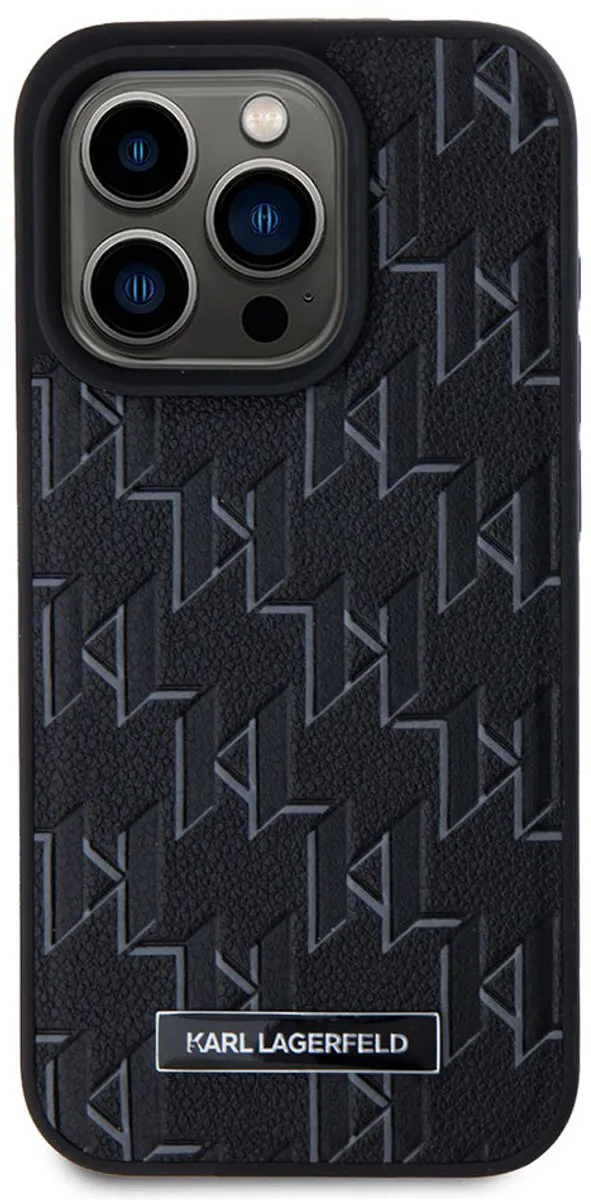 Karl Lagerfeld Hoesje iPhone 15 Pro Max MagSafe - Zwart
