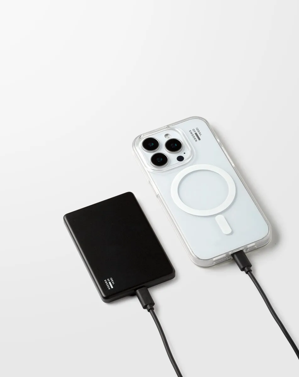 iDeal of Sweden Slanke Powerbank MagSafe 5000mAh - 2x opladen - Zwart