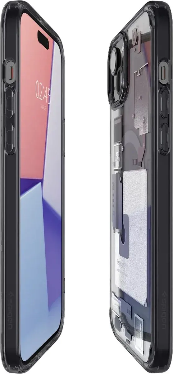 Spigen Ultra Hybrid Zero One iPhone 15 Plus Hoesje - Zwart