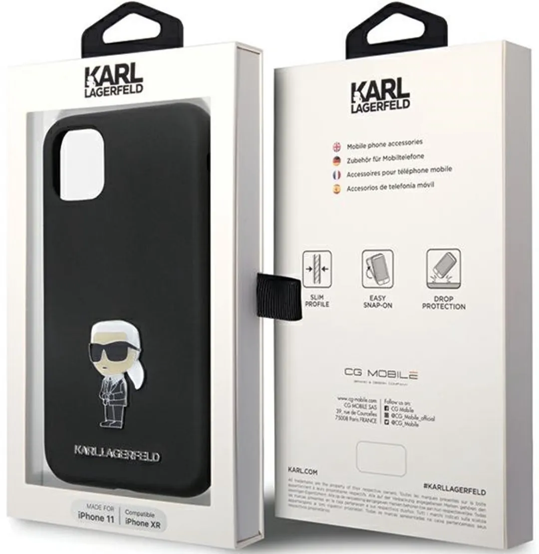 Karl Lagerfeld Klhcn61Smhknpk Hoesje iPhone 11/XR 6.1 - Transparent