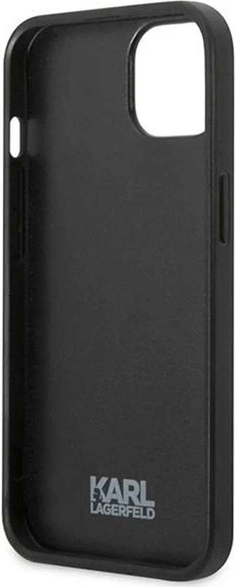 Karl Lagerfeld KLHCP13MPMNFIK1 iPhone Hoesje - Grijs