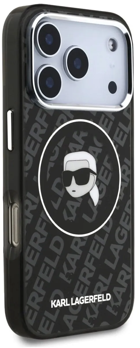 Karl Lagerfeld iPhone 17 Pro Max Hoesje - Magsafe - Zwart