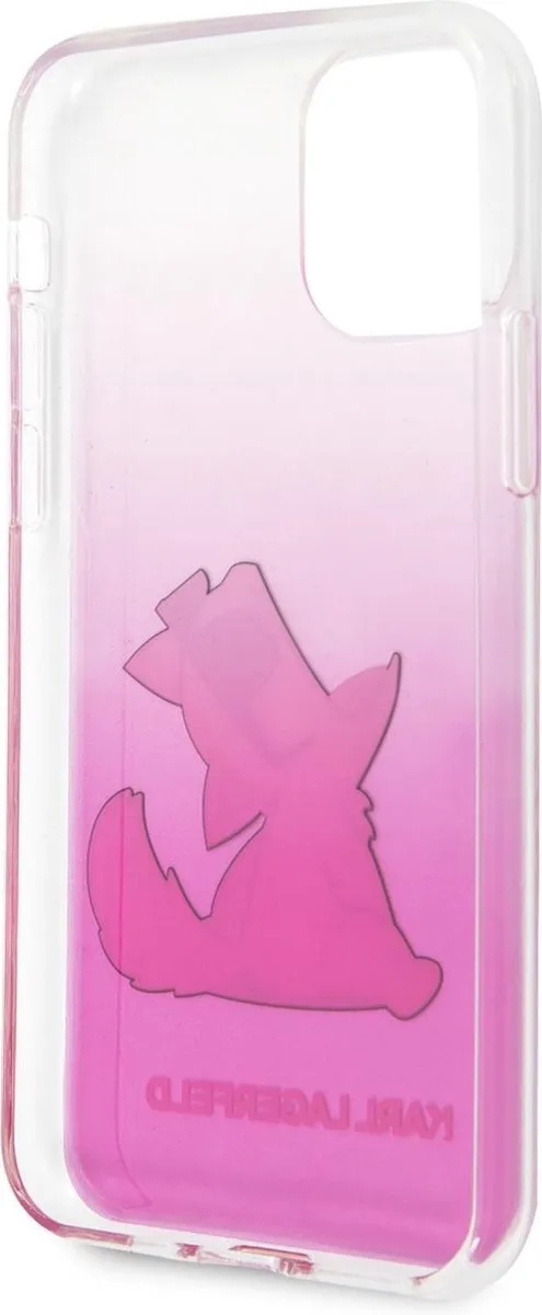 Karl Lagerfeld iPhone 11 Pro Max TPU Hoesje Roze S203-10