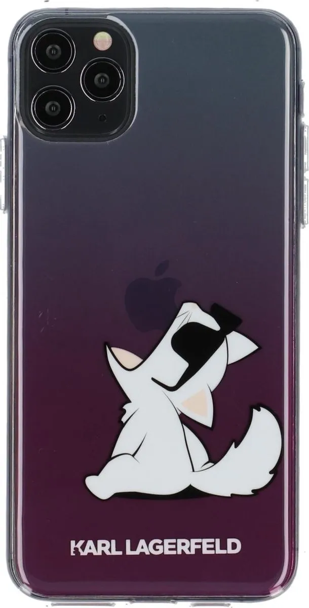 Karl Lagerfeld iPhone 11 Pro Max TPU Hoesje Roze S203-10