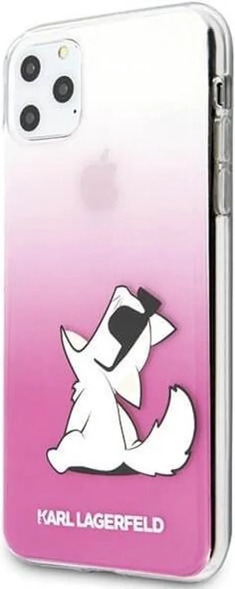 Karl Lagerfeld iPhone 11 Pro Max TPU Hoesje Roze S203-10 - afbeelding 6 van 6