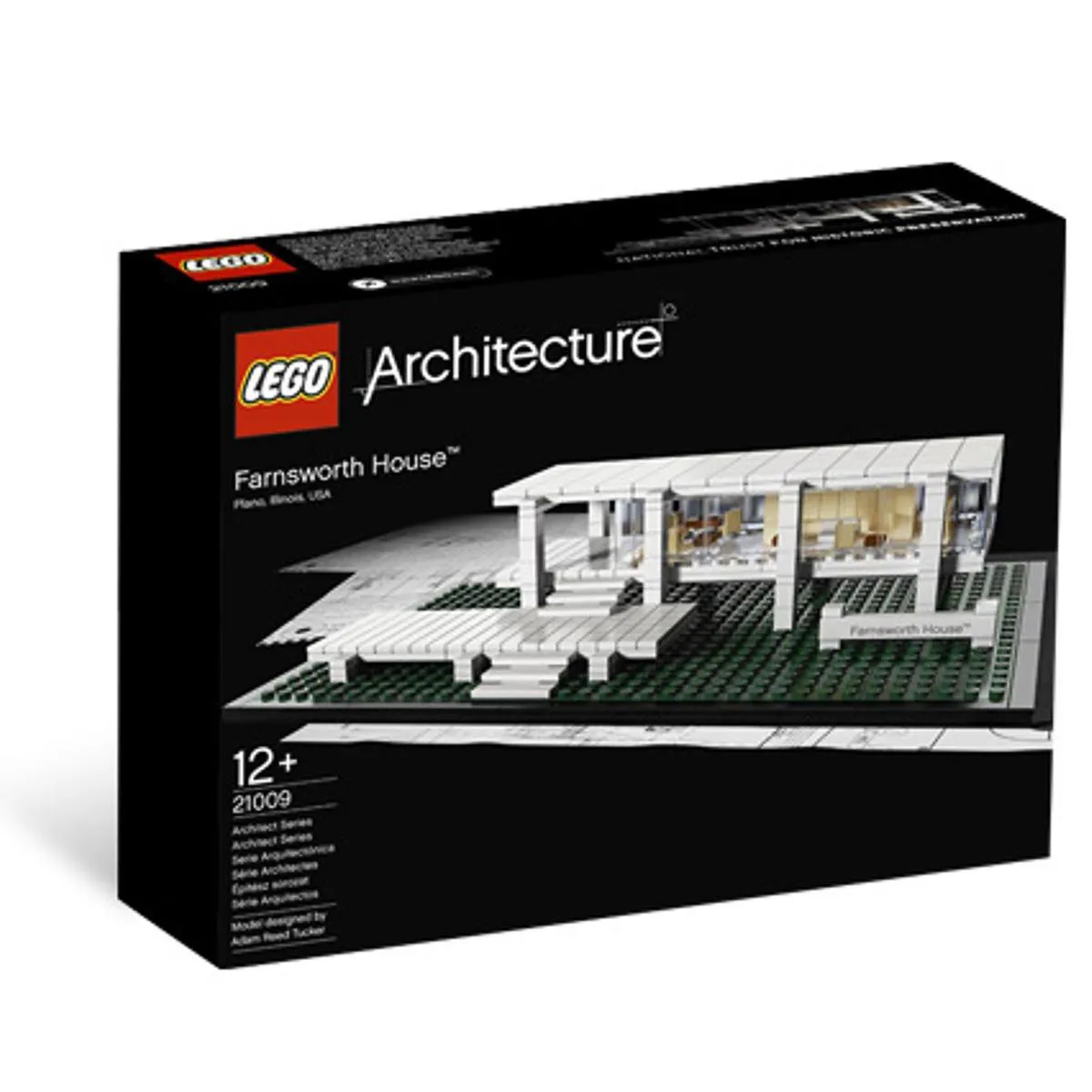 LEGO Architecture 21009 Farnsworth House - 546 Stenen