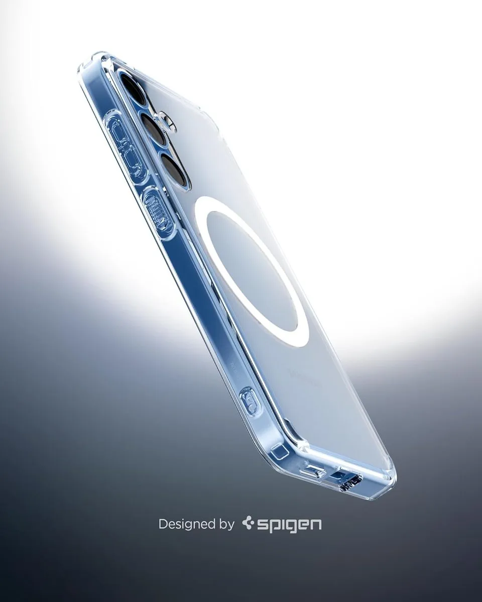 Spigen Ultra Hybrid MagFit ACS06911 Hoesje - Samsung Galaxy S25 Plus - Wit