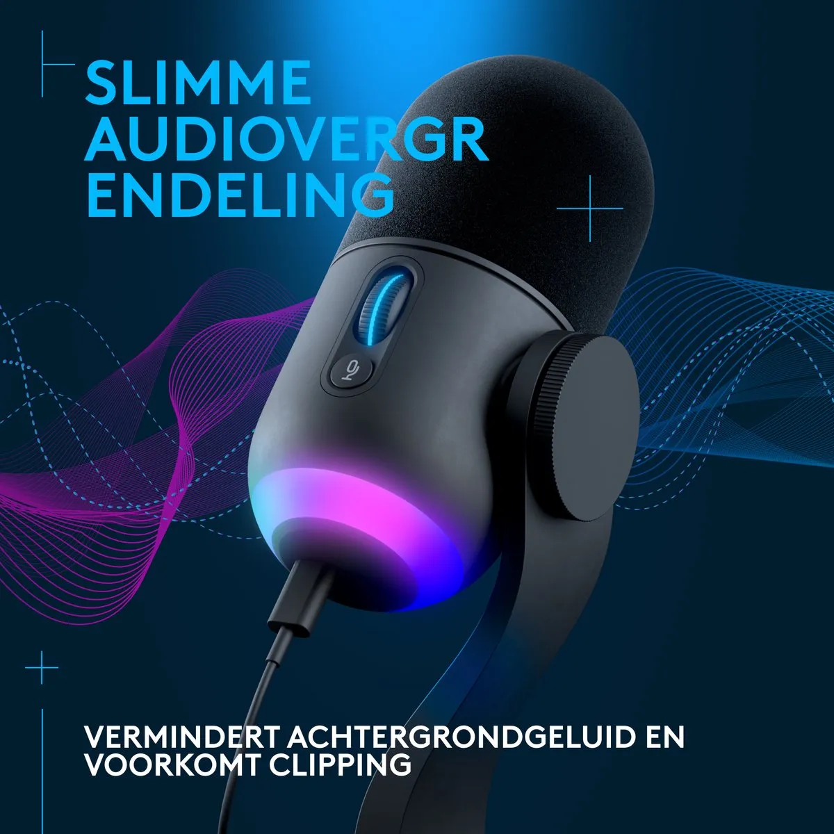 Logitech G Yeticaster GX Gaming Microfoon - USB - Zwart
