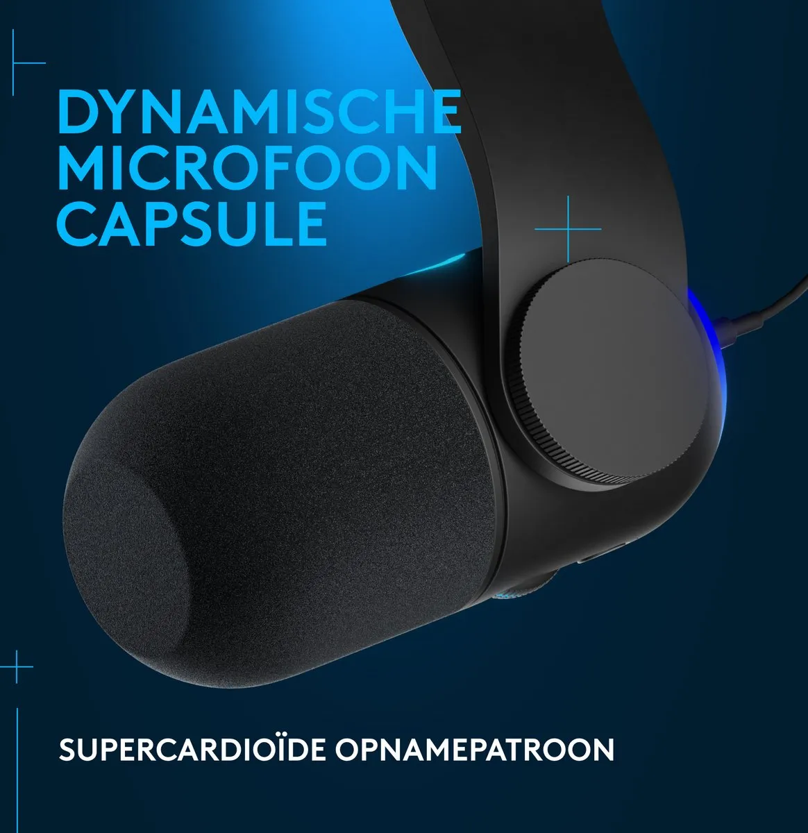 Logitech G Yeticaster GX Gaming Microfoon - USB - Zwart