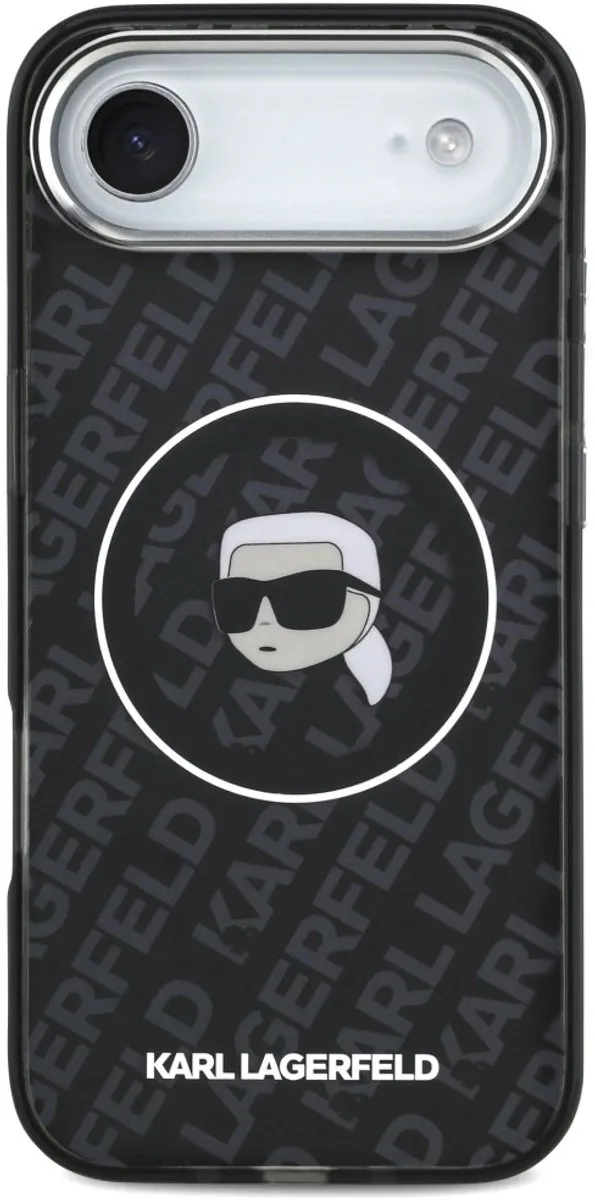 Karl Lagerfeld iPhone 17 Air Hoesje - Magsafe - Zwart