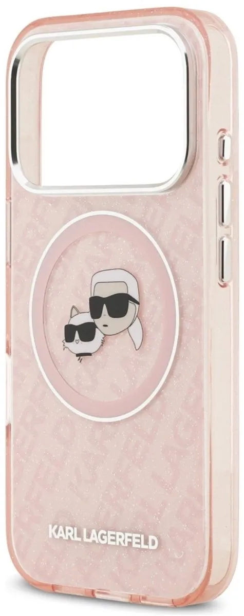 Karl Lagerfeld iPhone 17 Pro Max Hoesje - Roze - Magsafe