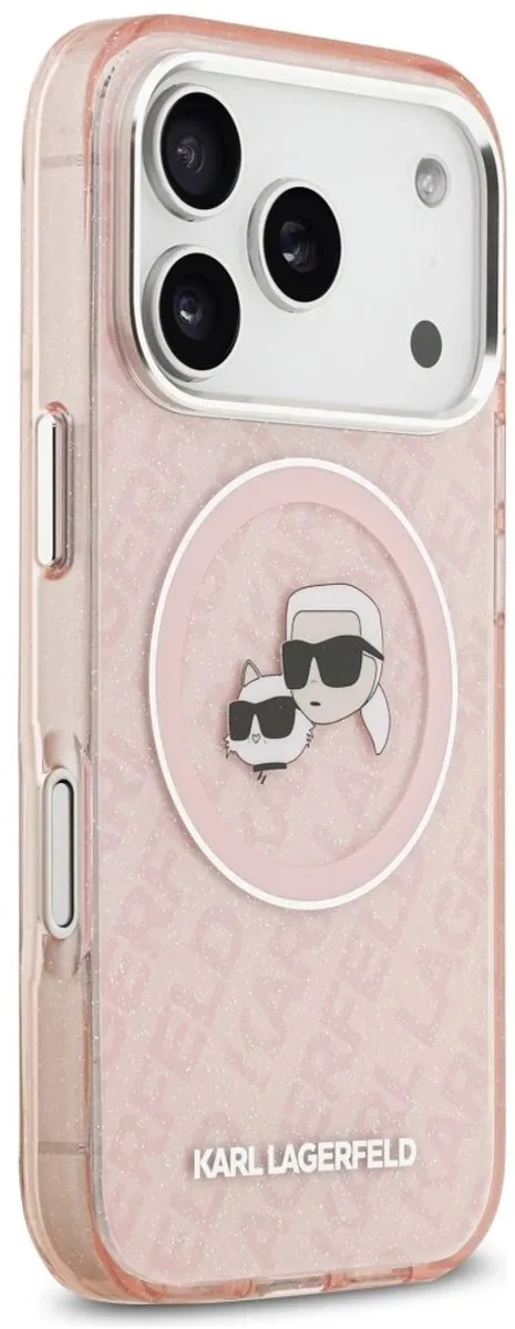 Karl Lagerfeld iPhone 17 Pro Max Hoesje - Roze - Magsafe - afbeelding 6 van 6