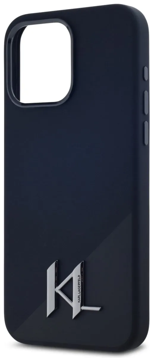 Karl Lagerfeld Siliconen Schaduwhoesje iPhone 15 Pro Max - Transparent