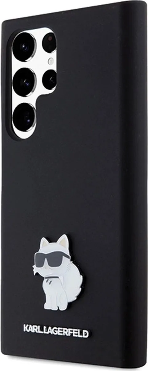 Karl Lagerfeld Siliconen Choupette Pinhoesje - Zwart - afbeelding 6 van 6