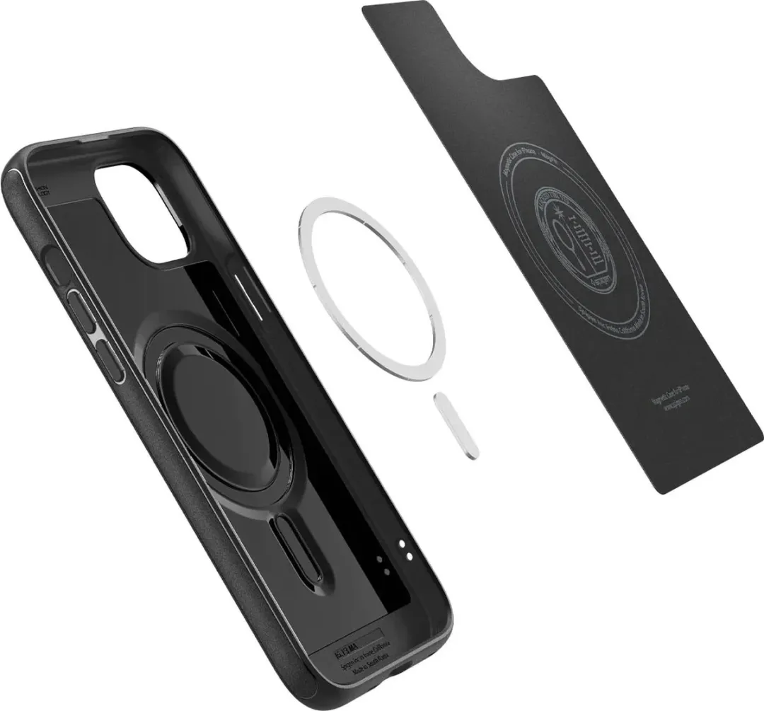 Spigen ACS06411 Mag Back Cover iPhone 15 Pro - Zwart