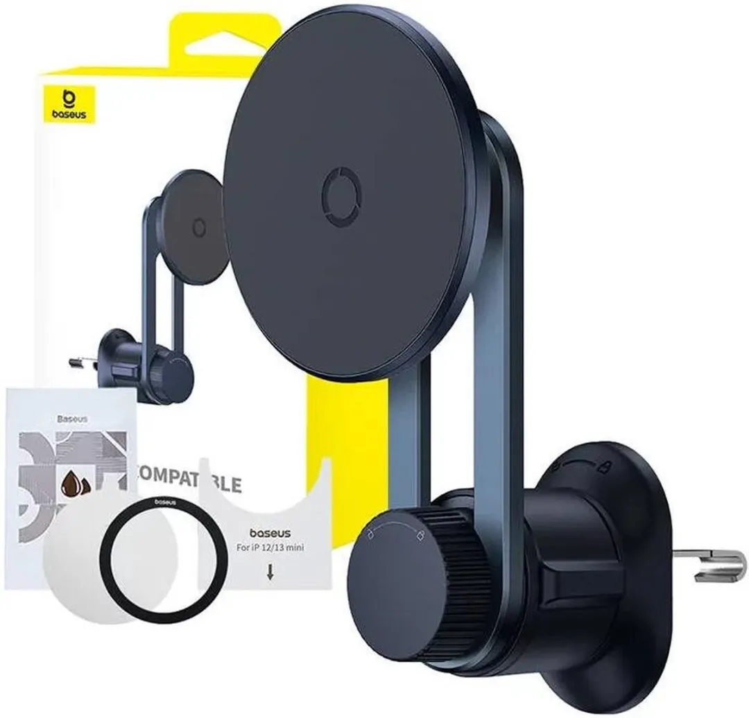 Baseus MagPro Magnetische Telefoonhouder Auto - Zwart - afbeelding 5 van 6