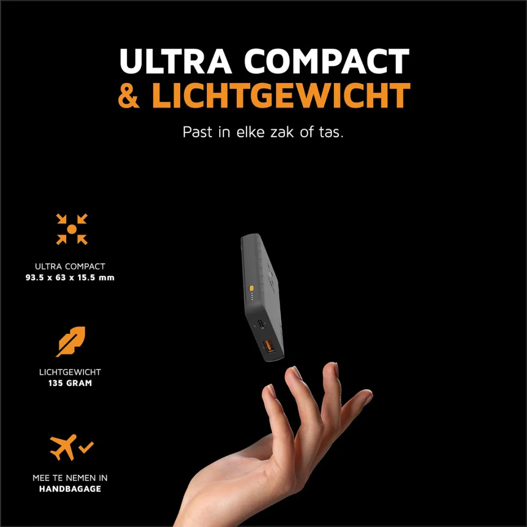 Xtorm Go2 Powerbank XG2051 - 5.000mAh - 2x USB - Wit - afbeelding 6 van 6