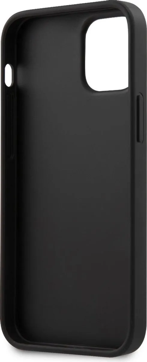Karl Lagerfeld iPhone 12 Mini Hoesje - Zwart Saffiano