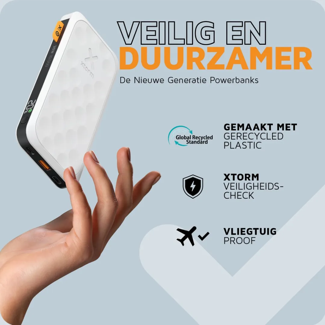 Xtorm Fuel Series 5 FS5100U Powerbank 10.000mAh - 20W - Wit