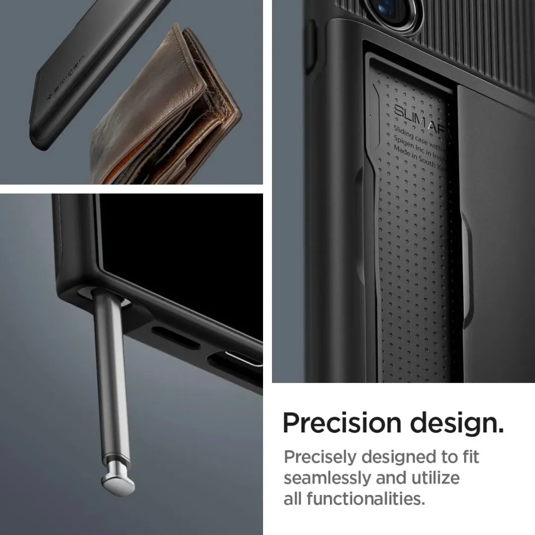 Spigen Slim Armor CS Hoesje Samsung Galaxy S24 Ultra - Zwart