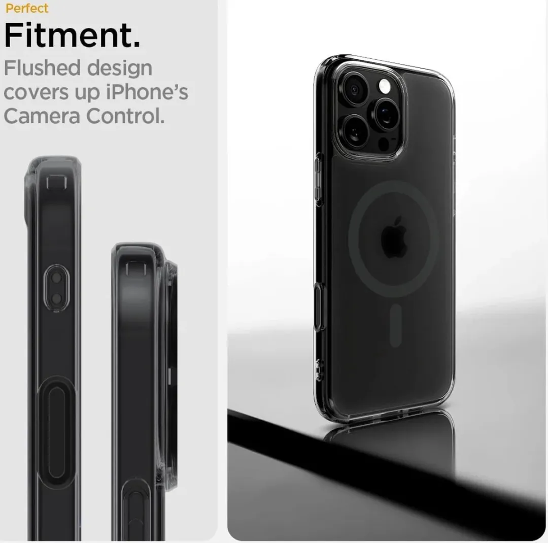 Spigen Ultra Hybrid T ACS06811 Hoesje - iPhone 16 Pro Max - Frosted Zwart