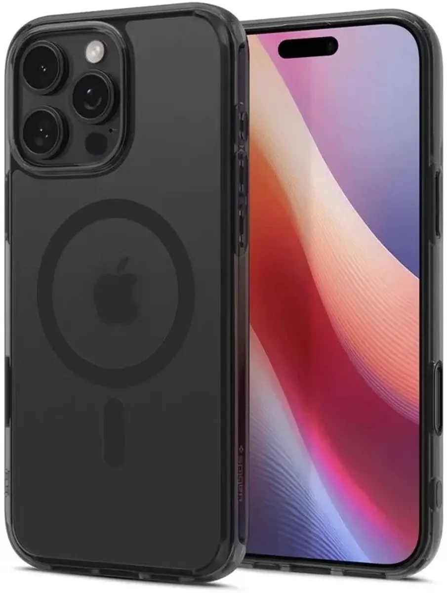 Spigen Ultra Hybrid T ACS06811 Hoesje - iPhone 16 Pro Max - Frosted Zwart