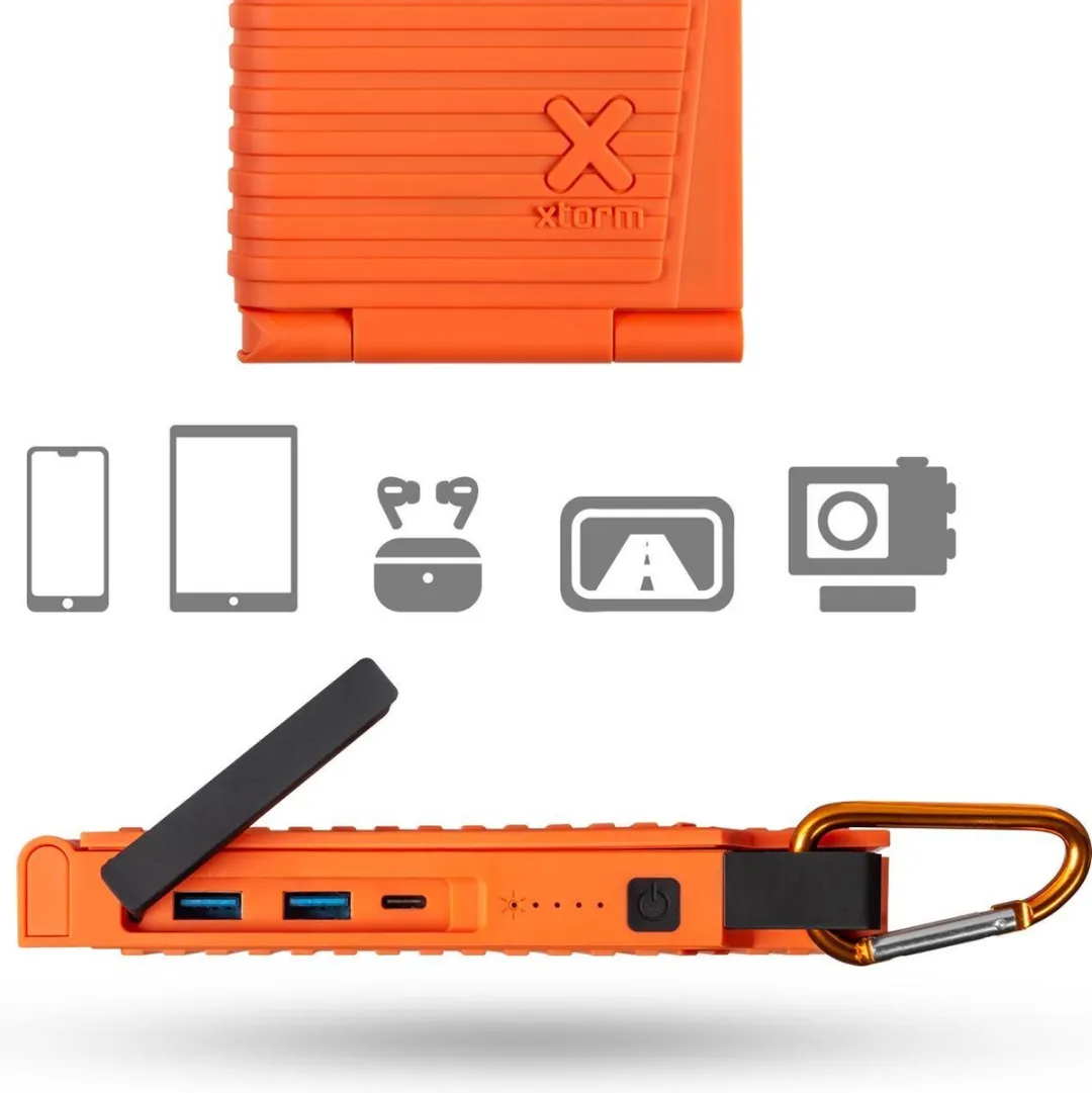 Xtorm XR105 20W Solar Powerbank 10.000 mAh met Zonnepaneel