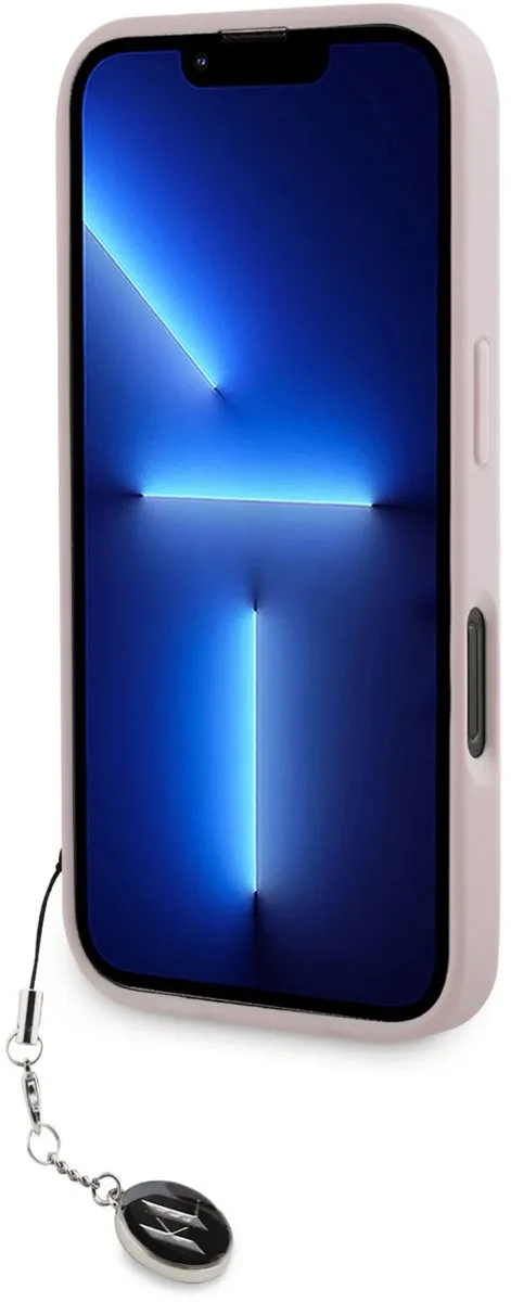 Karl Lagerfeld Backcover iPhone 16 Pro Saffiano Roze - 3666339320102