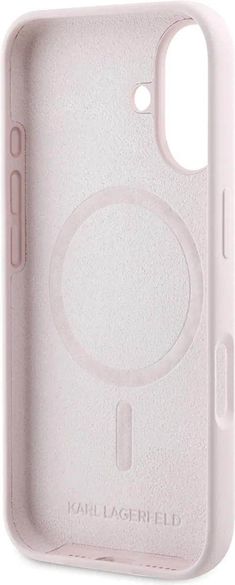 Karl Lagerfeld Backcase Hoesje iPhone 16 Plus - Roze