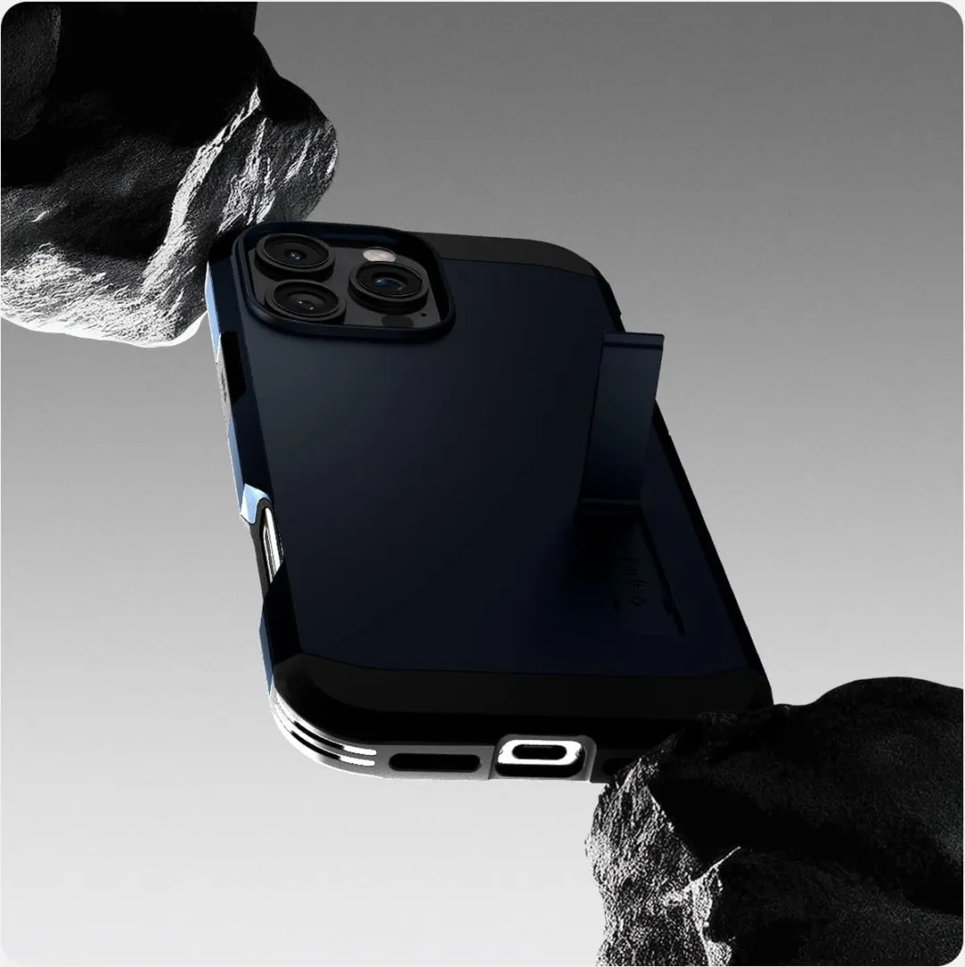 Spigen Tough Armor Hoesje iPhone 16 Pro Max - Grijs