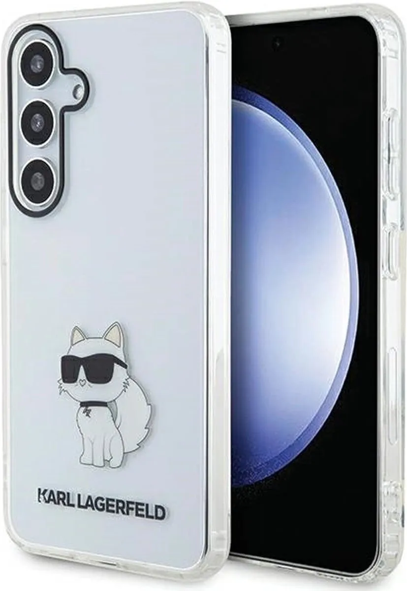 Karl Lagerfeld IML Choupette Hoesje Samsung Galaxy S24+ - Transparant