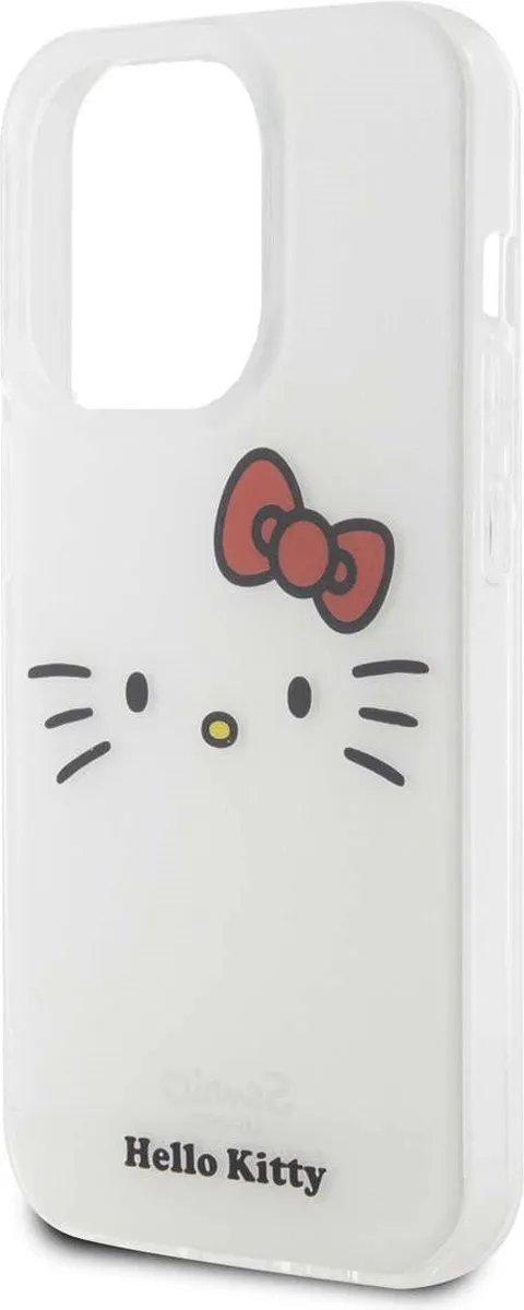 Karl Lagerfeld Hello Kitty iPhone 15 Pro TPU Hoesje - Wit