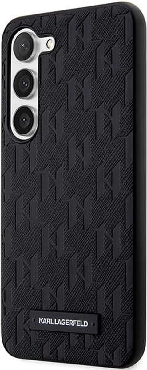 Karl Lagerfeld KLHCS23SSAKLHPK Hardcase Koffer - Zwart Saffiano - afbeelding 6 van 6